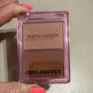 Sophia + Mabelle Two Pretty Highlighter & Bronzer Duo — Peachy Pink Glow
